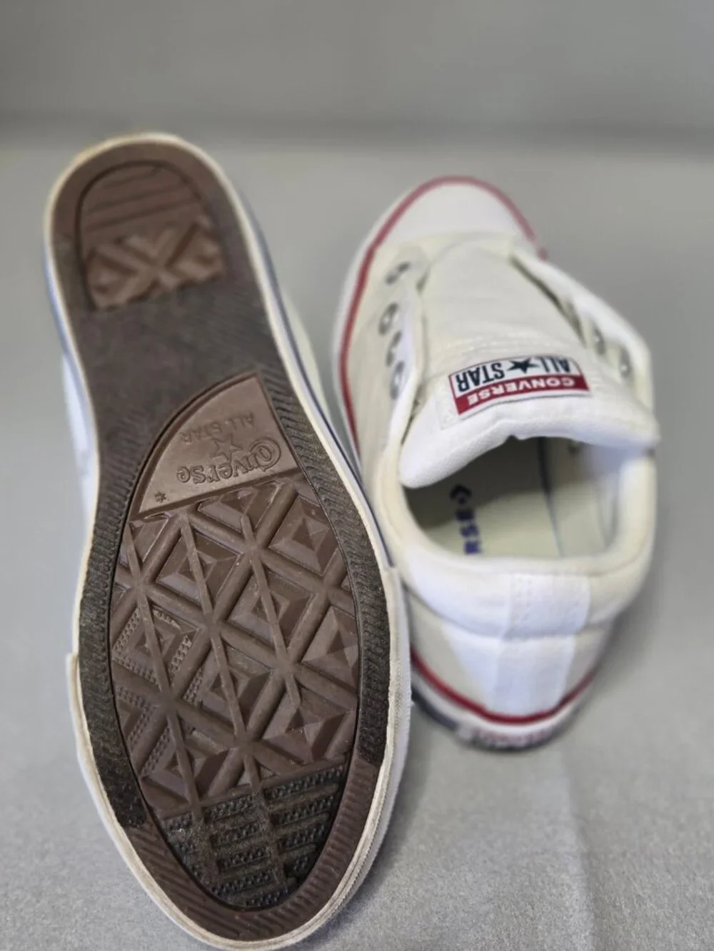 Converse Youth All Star White Sneakers Size 2
